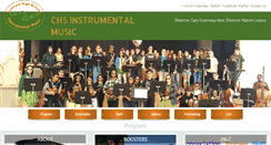 Desktop Screenshot of chsminutemenmusic.org