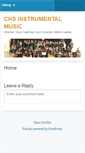Mobile Screenshot of chsminutemenmusic.org